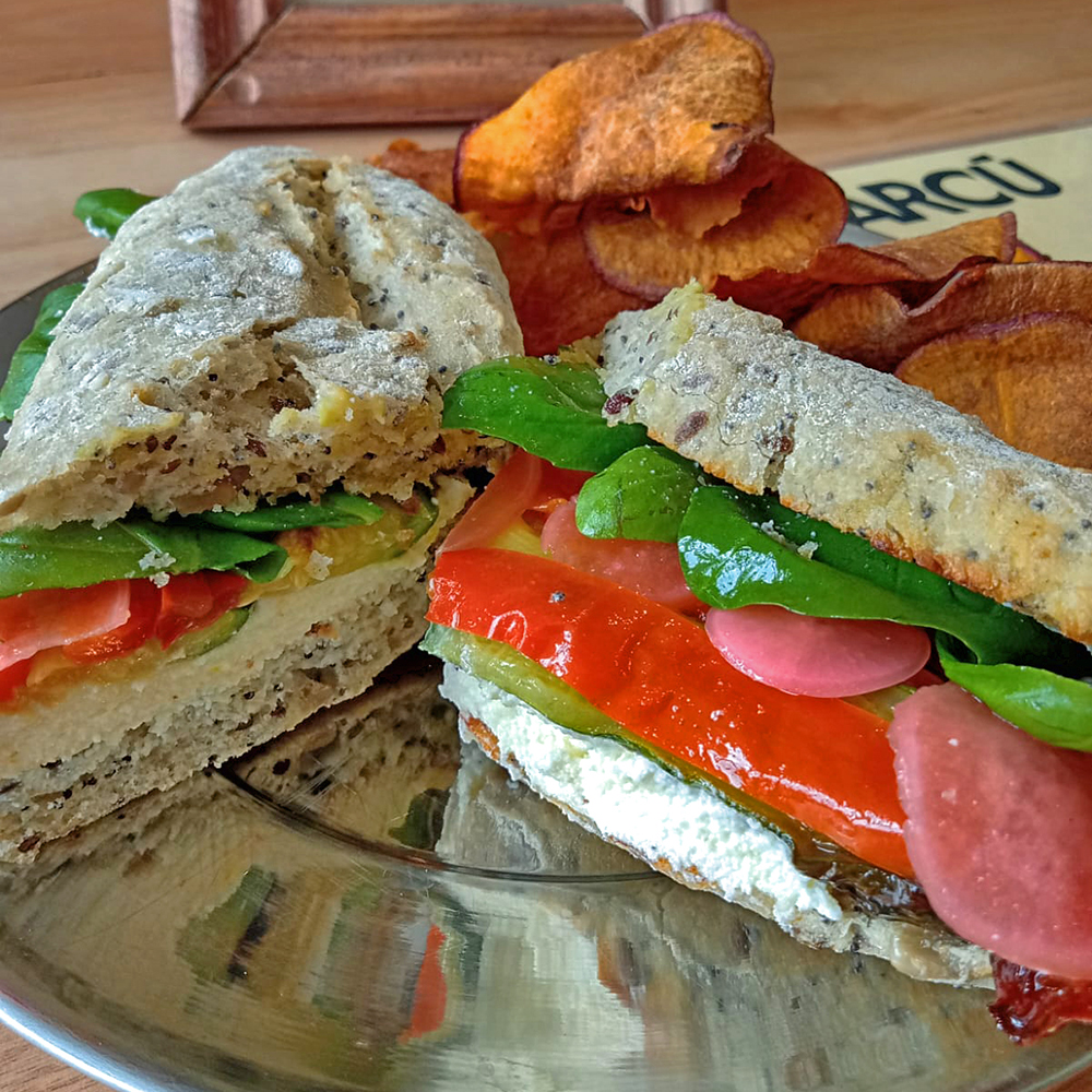 Sánguche veggie provenzal